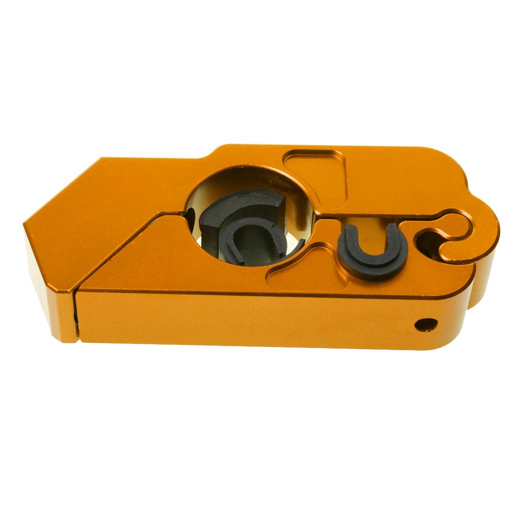 CNC Motorcycle Aluminum Handlebar Grip Brake Lever Throttle 2