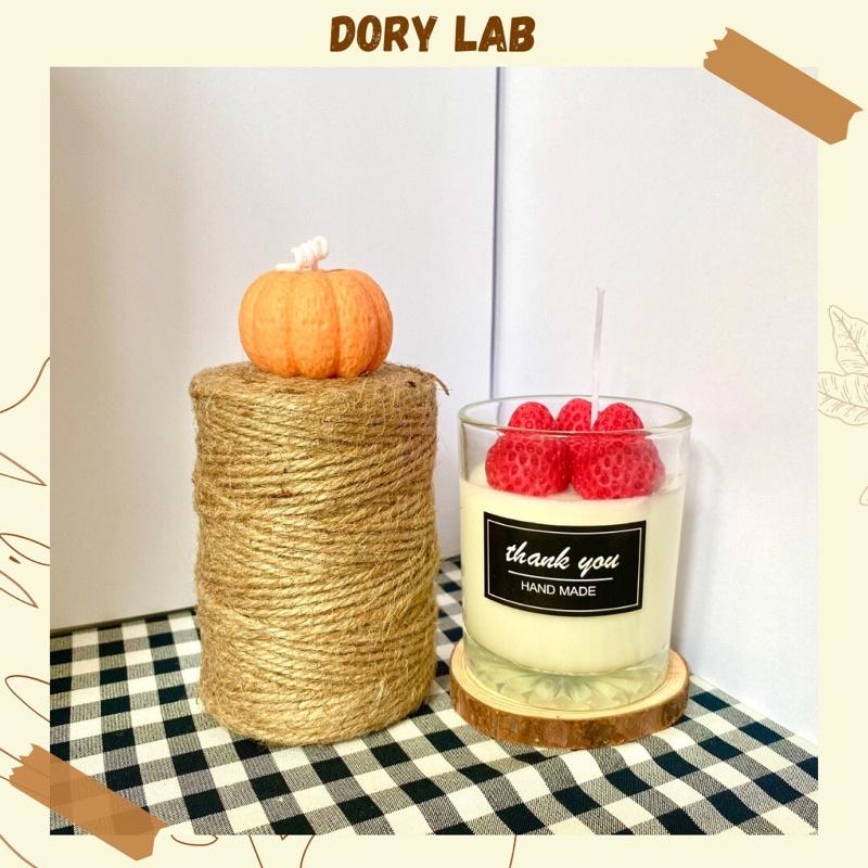 Nến Ly Dâu Tây Handmade Không Khói Giúp Thư Giãn, Decor Phòng - Dory Lab