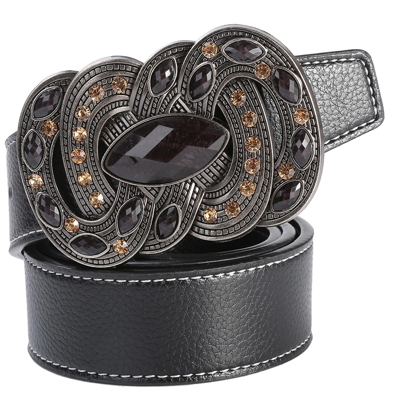 Classic Mens Leather Belt Western Cowboy Belt Work Business Dress Belt Clothes Accessories