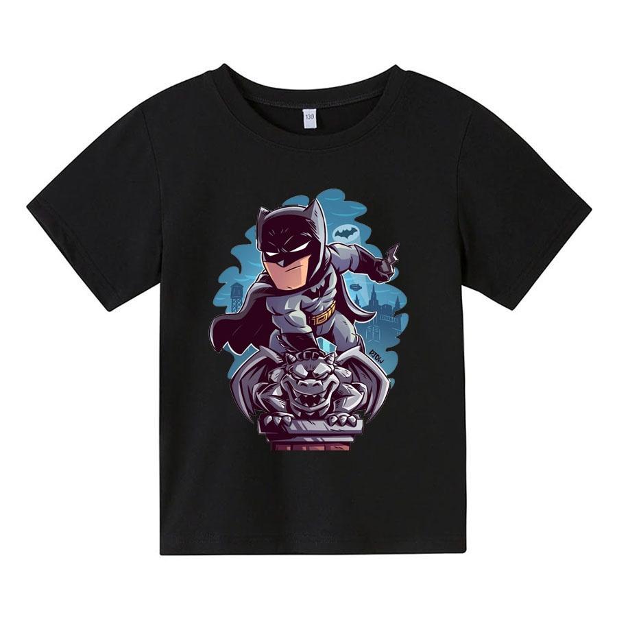 Áo thun cho bé, Áo thun trẻ em BATMAN CHIBI, 4 màu, có size người lớn, Anam Store