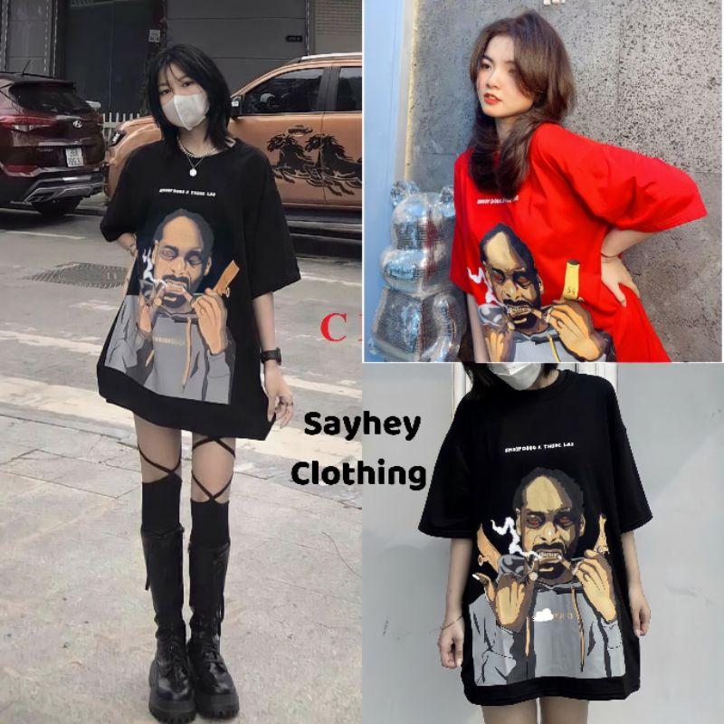 Hình ảnh Áo Thun T Lao Unisex Nam Nữ Form Rộng Phong Cách Ulzzang