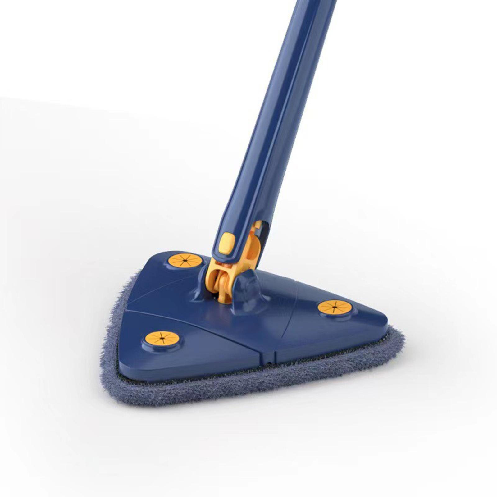 360 Rotatable Cleaning Mop with Mop Pads Triangle Floor Mop for Engineered Hardwood Laminate