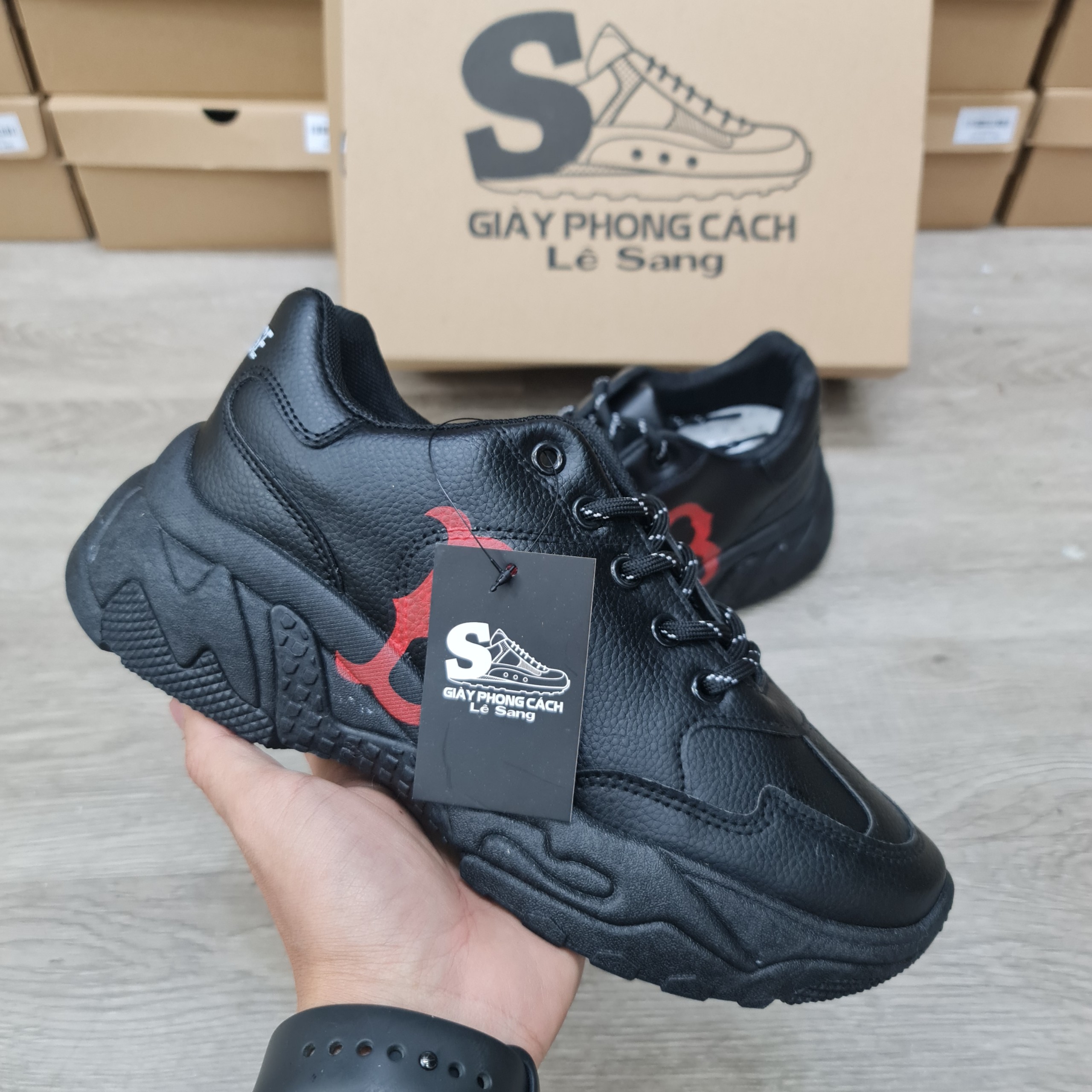 Giày Sneaker Đế Cao Thời Trang Nam