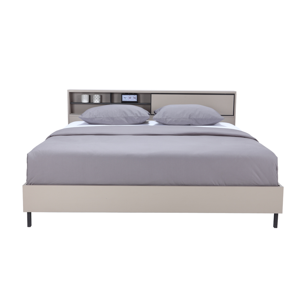 Giường 5 Ft. 153x198cm MILAN Màu Olvantin Index Living Mall