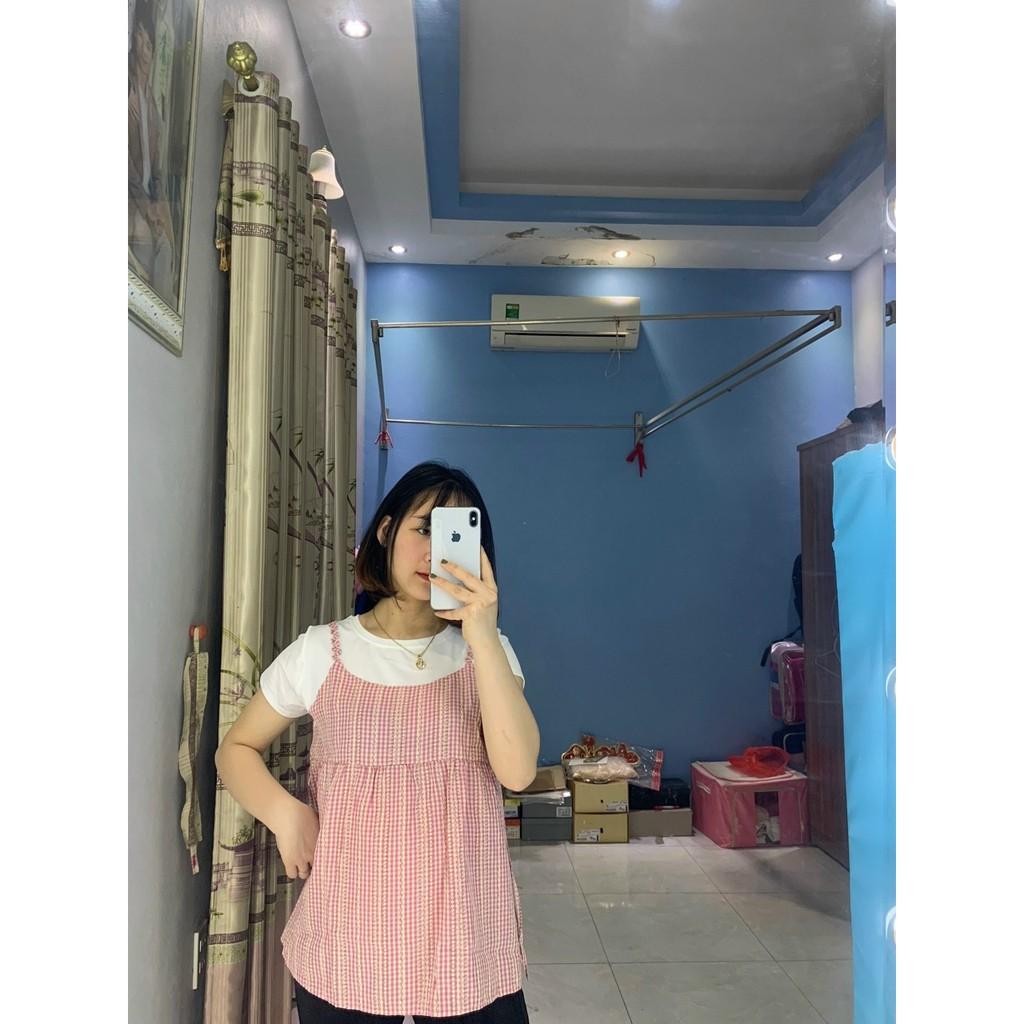 Áo bầu thời trang công sở mùa hè chất thô
