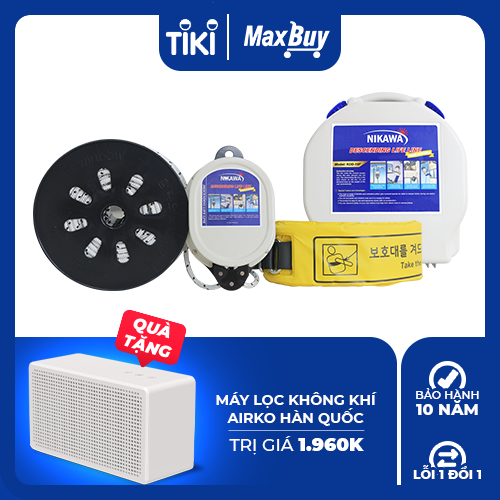 Bộ Dây Thoát Hiểm Tự Động NIKAWA Cho Nhà Cao Tầng KDD-17F - Bảo hành 10 năm - Hỗ trợ lắp đặt tận nơi, bảo dưỡng, Có Bảo Hiểm Bảo Minh 2 Tỷ Đồng