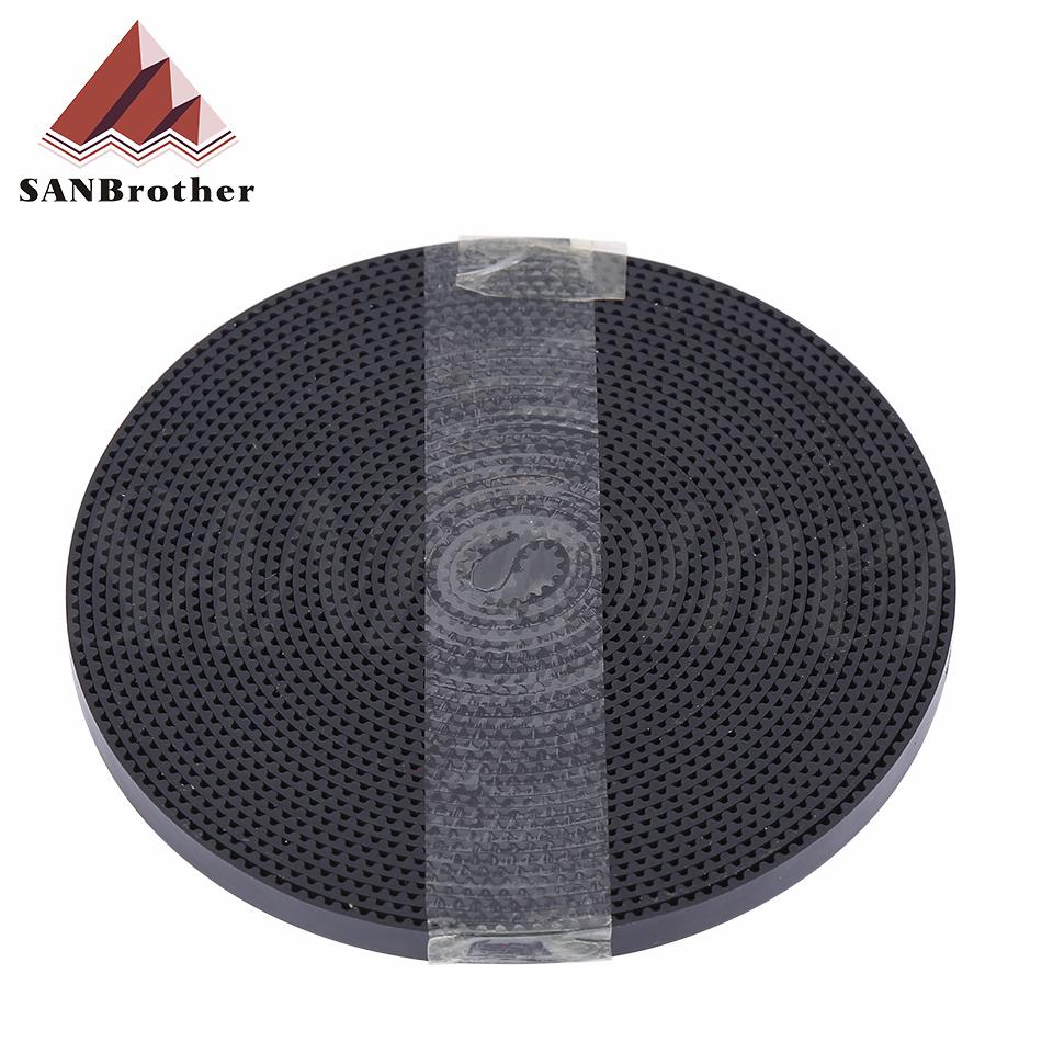 2/5Meter GT2-6mm mở vành đai thời gian mở rộng 6 mm 9 mm 10 mm GT2 Belt PU với vành đai cốt lõi thép