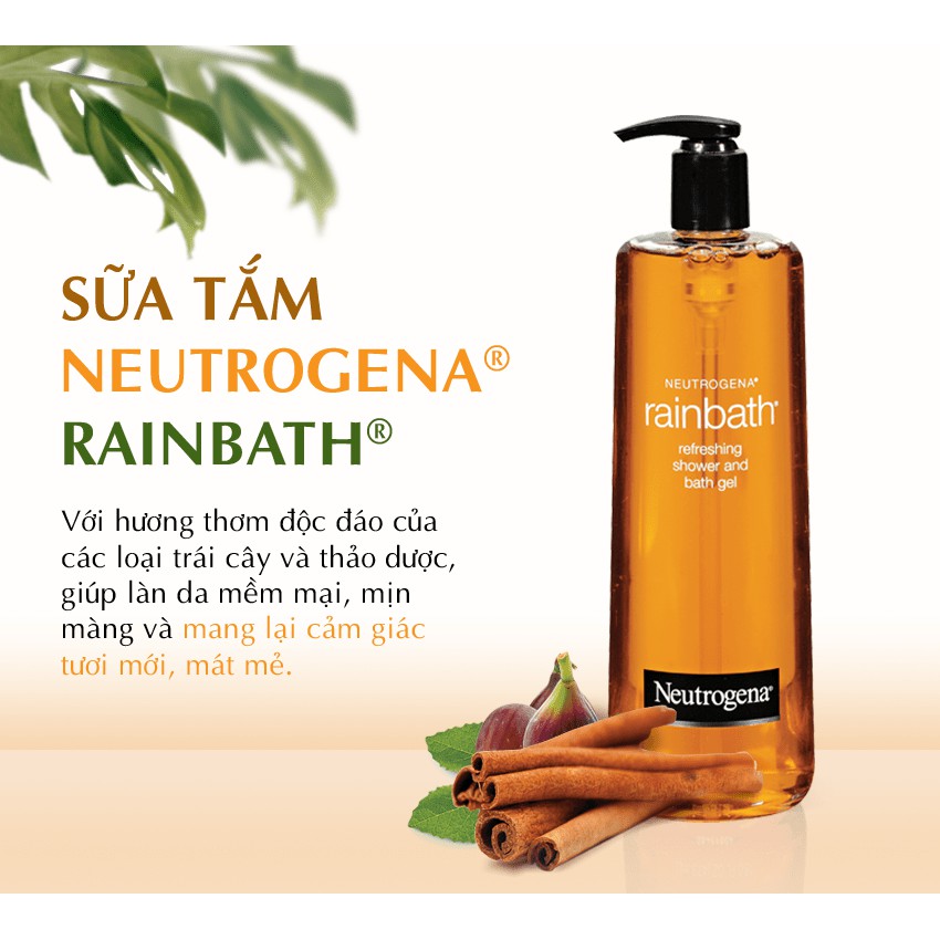 Sữa tắm dưỡng ẩm NEUTROGENA RAINBATH REFRESHING SHOWER AND BATH GEL nhập Mỹ