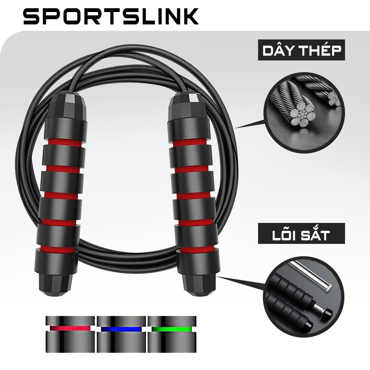 Dây Nhảy Thể Dục Sportslink 2.7M Màu Ngẫu Nhiên