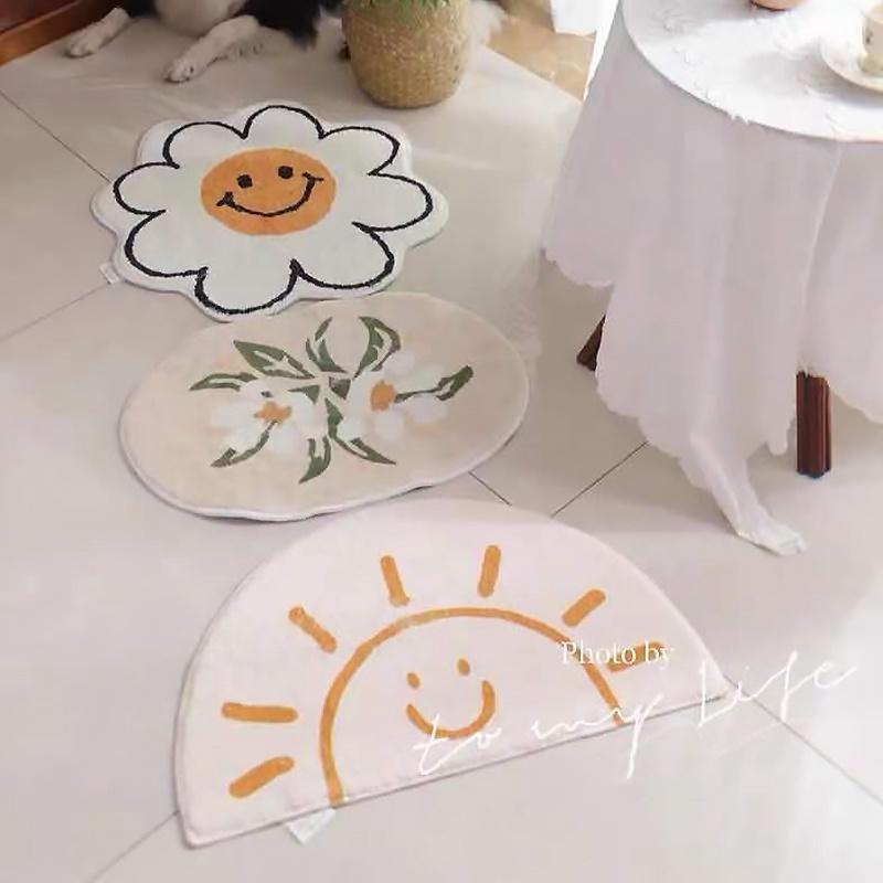 Thảm lót sàn nhà tắm chất liệu mềm mại thấm hút nước chống trượt