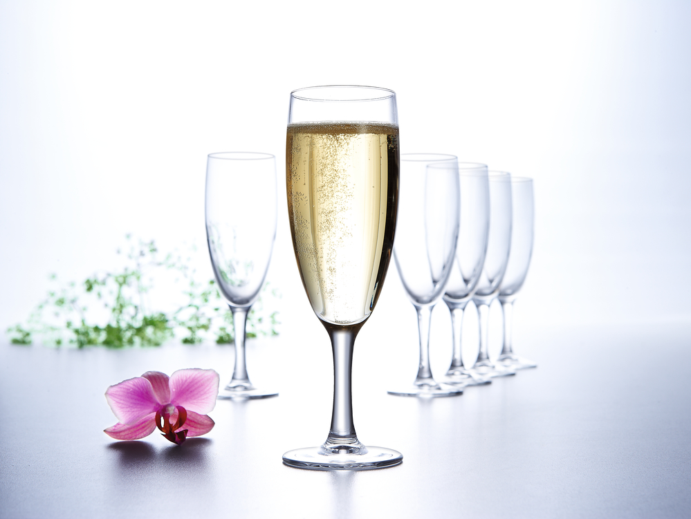 Bộ 6 Ly Champagne Thuỷ Tinh Luminarc Elegance 170ml - LUEL12063