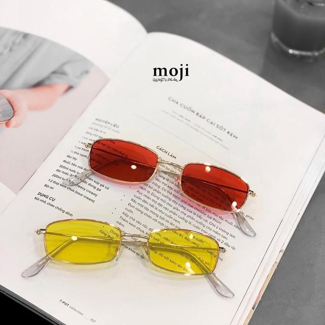 Kính râm kính mát nam nữ chữ nhật form nhỏ xíu hot tiktok