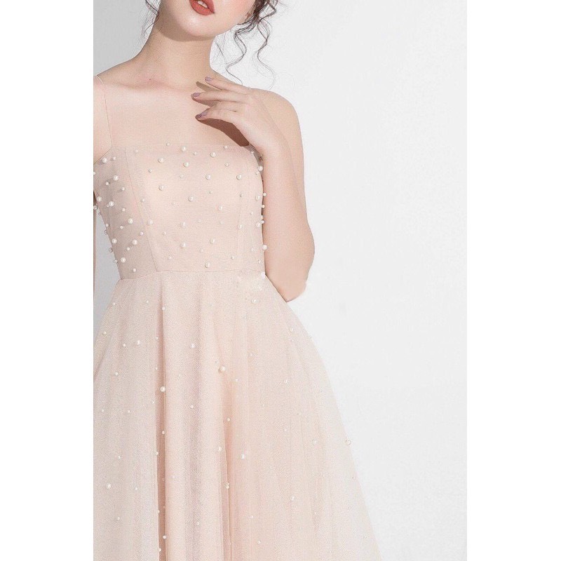 Đầm xoè công chúa 2 dây kết cườm toàn thân váy TRIPBLE T DRESS -Size S/M/L - MS10Y