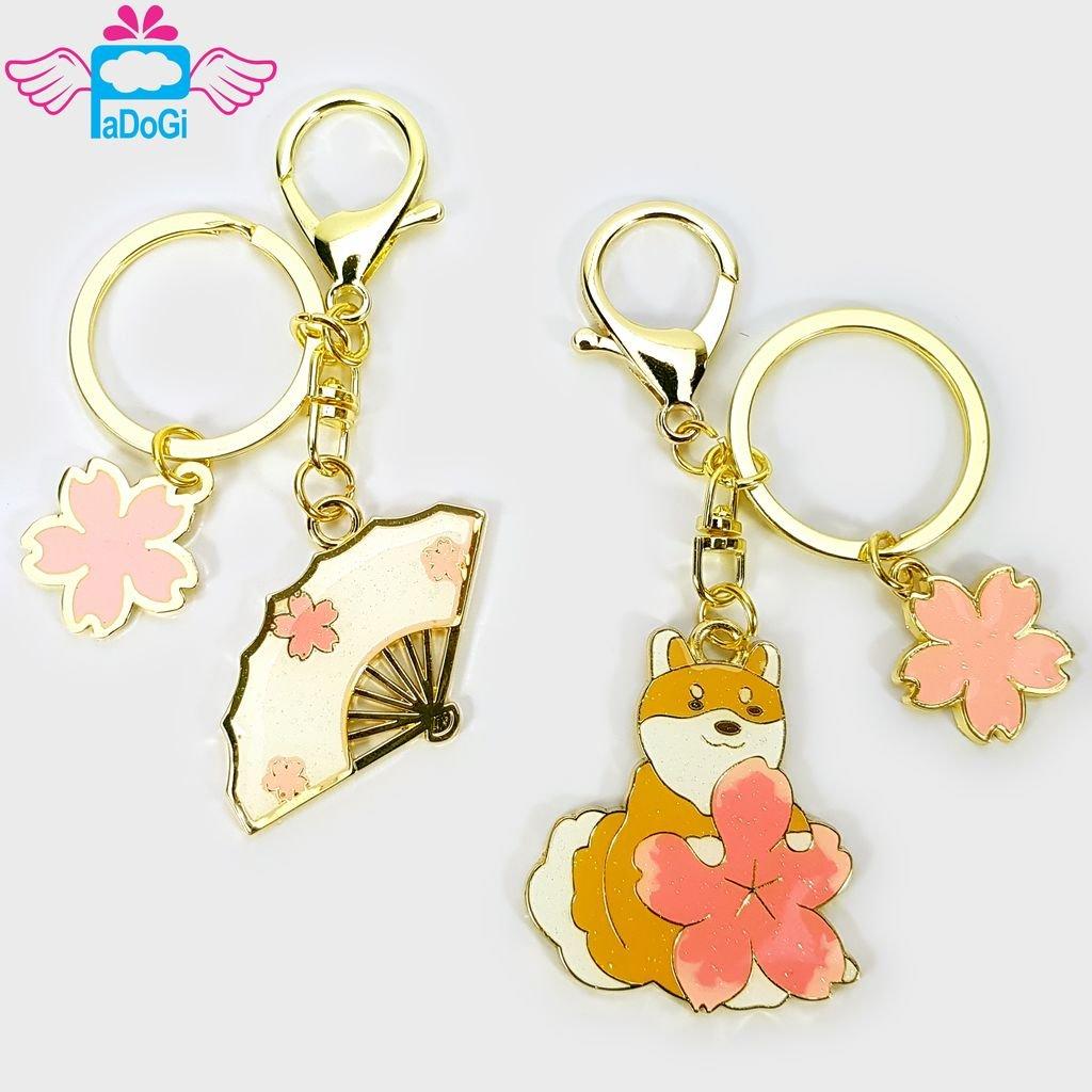 Móc Khóa Hoa Anh Đào - Hồ Ly - Chuột