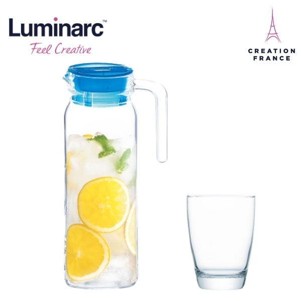 Bộ Bình Ly Thuỷ Tinh Luminarc Dona Circle 5pcs - LUDOQ2437