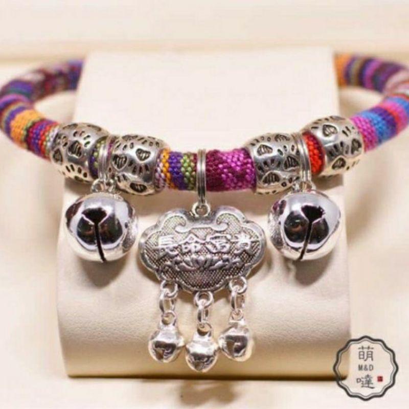 Vòng thổ cẩm chuông cho mèo
