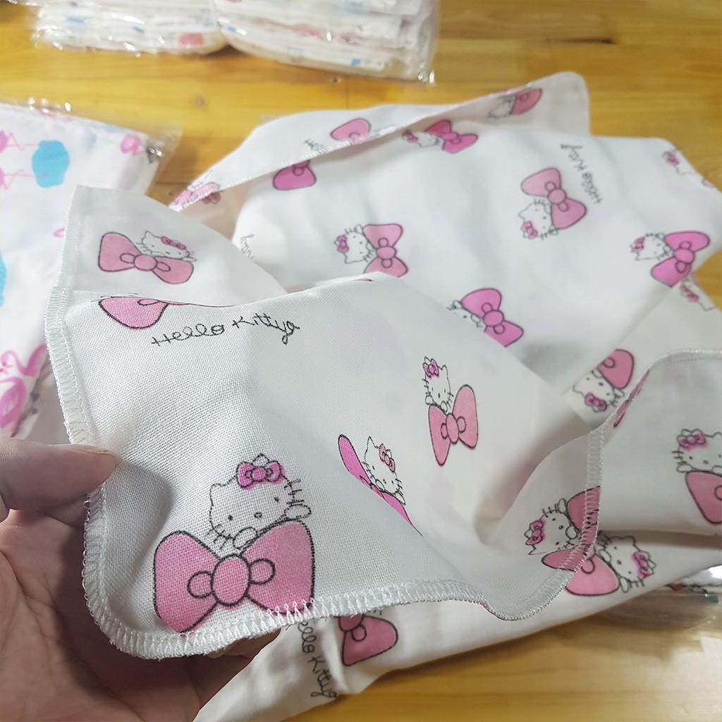 Khăn tắm xô xuất Nhật cho bé trai gái sơ sinh loại đẹp in hoa văn mềm mịn 2 lớp 4 lớp – K02