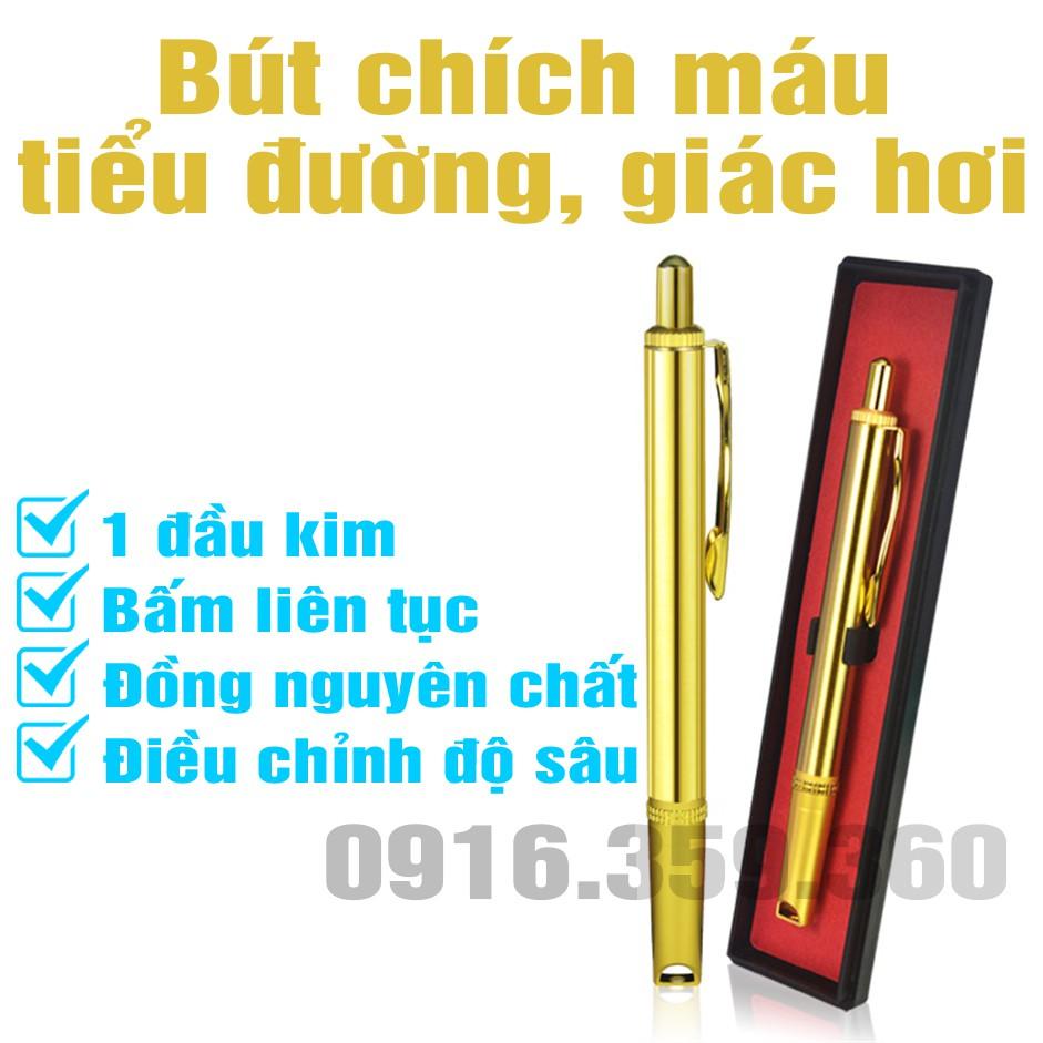 Bút Chích Máu Tiểu Đường Giác Hơi 1 Đầu Kim Đồng Nguyên Chất