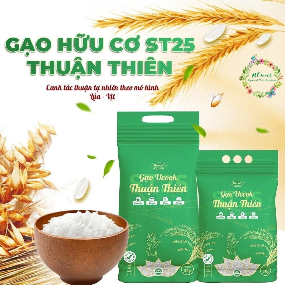 Gạo hữu cơ ST25 - Ucook 10kg