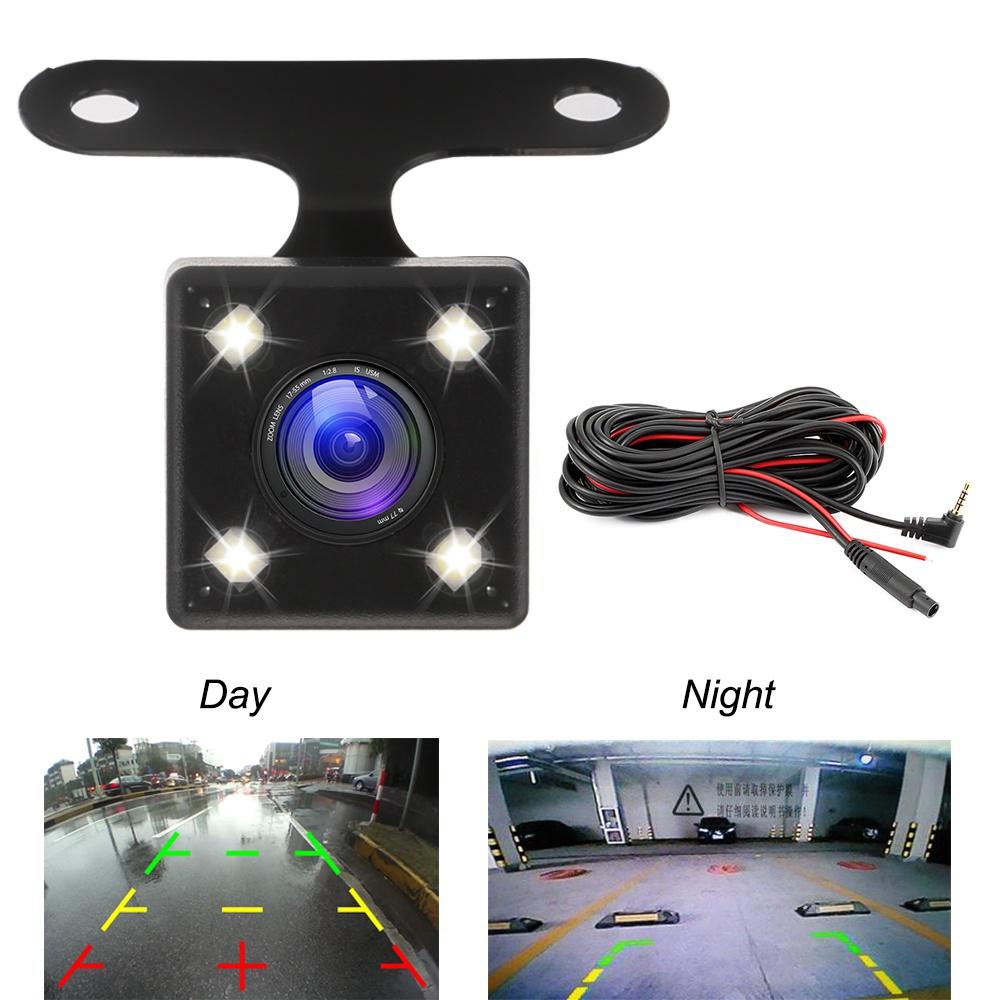 Camera Chiếu Hậu 4 Bóng Led HD 2.5mm Cho Xe Hơi