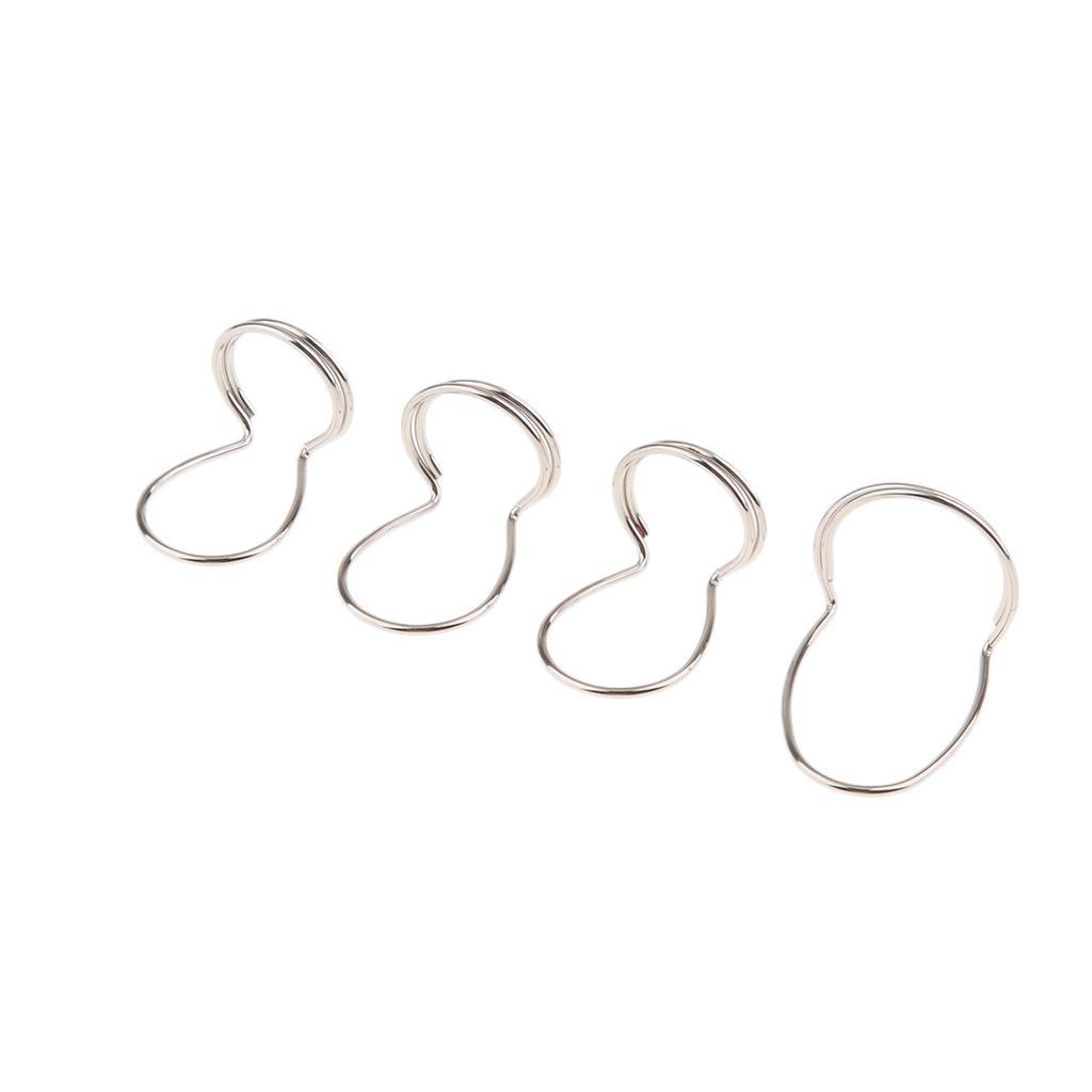 3pcs Finger Picks+1pc Thumb Pick Guitar Picks Butterfly Shape Metal Bass Guitar Accessories,