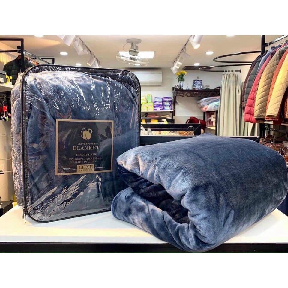 CHĂN LÔNG THỎ BLANKET LOẠI DÀY CÓ TÚI ĐỰNG, KÍCH THƯỚC RỘNG 2mx2m3