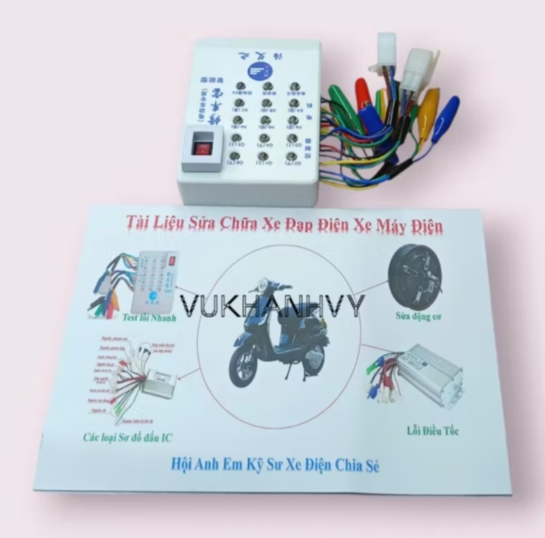 MÁY TEST LỔI TRÊN XE ĐIỆN XE ĐẠP ĐIỆN KÈM THEO BỘ TÀI LIỆU HÀNG CHUẨN