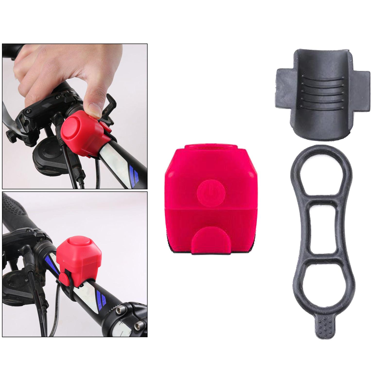 Silicone Electric Bike Horn MTB Road Bicycle Ring Tricycle Bell Hooter