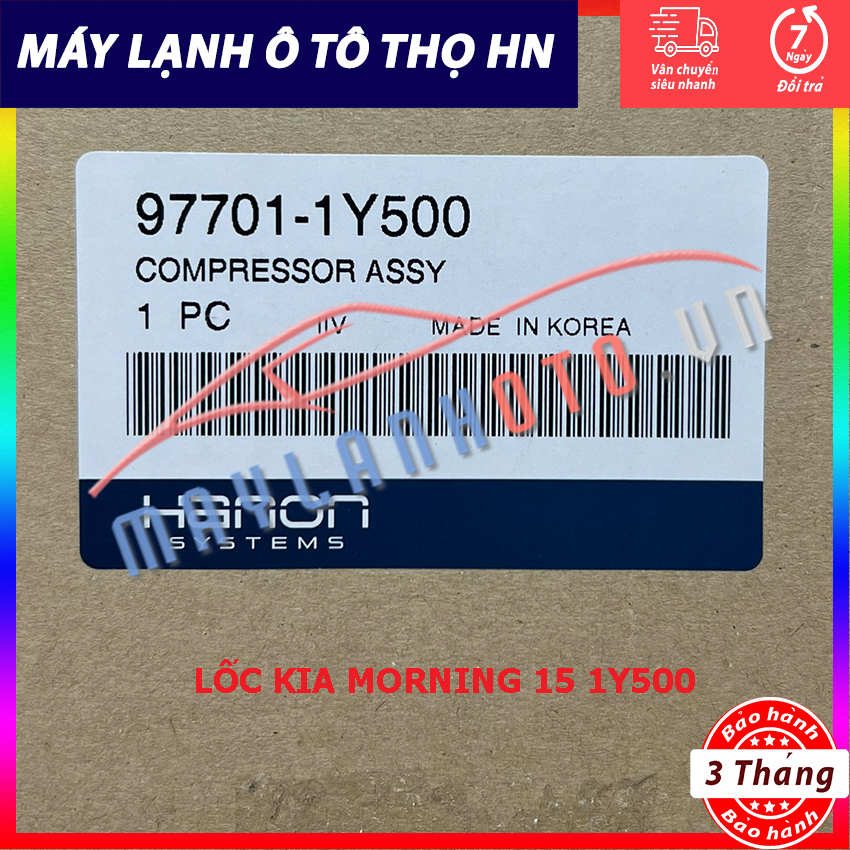 Lốc điều hòa Kia Morning 2015 2016 2017 2018 hàng xịn Hàn Quốc 15 16 17 18 97701-1Y500