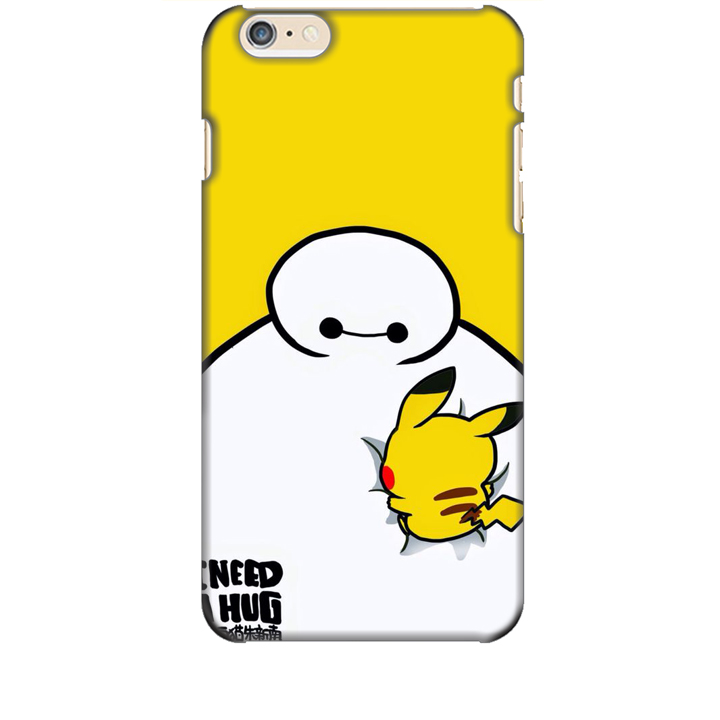 Ốp lưng dành cho điện thoại IPHONE 6 PLUS hinh Big Hero Pikachu