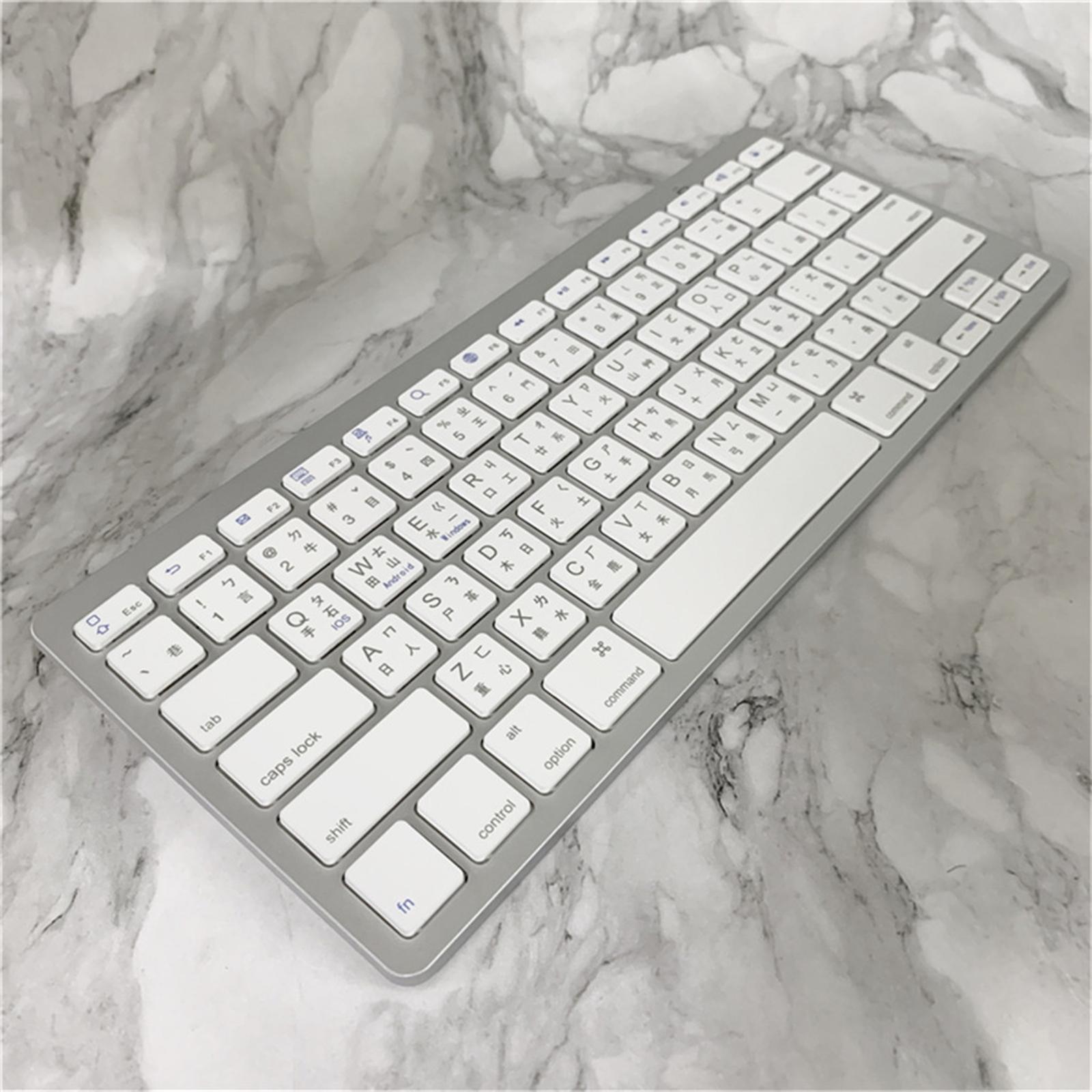 UltraThin 78 Key Wireless Bluetooth Keyboard Cangjie for IOS/Android/Windows