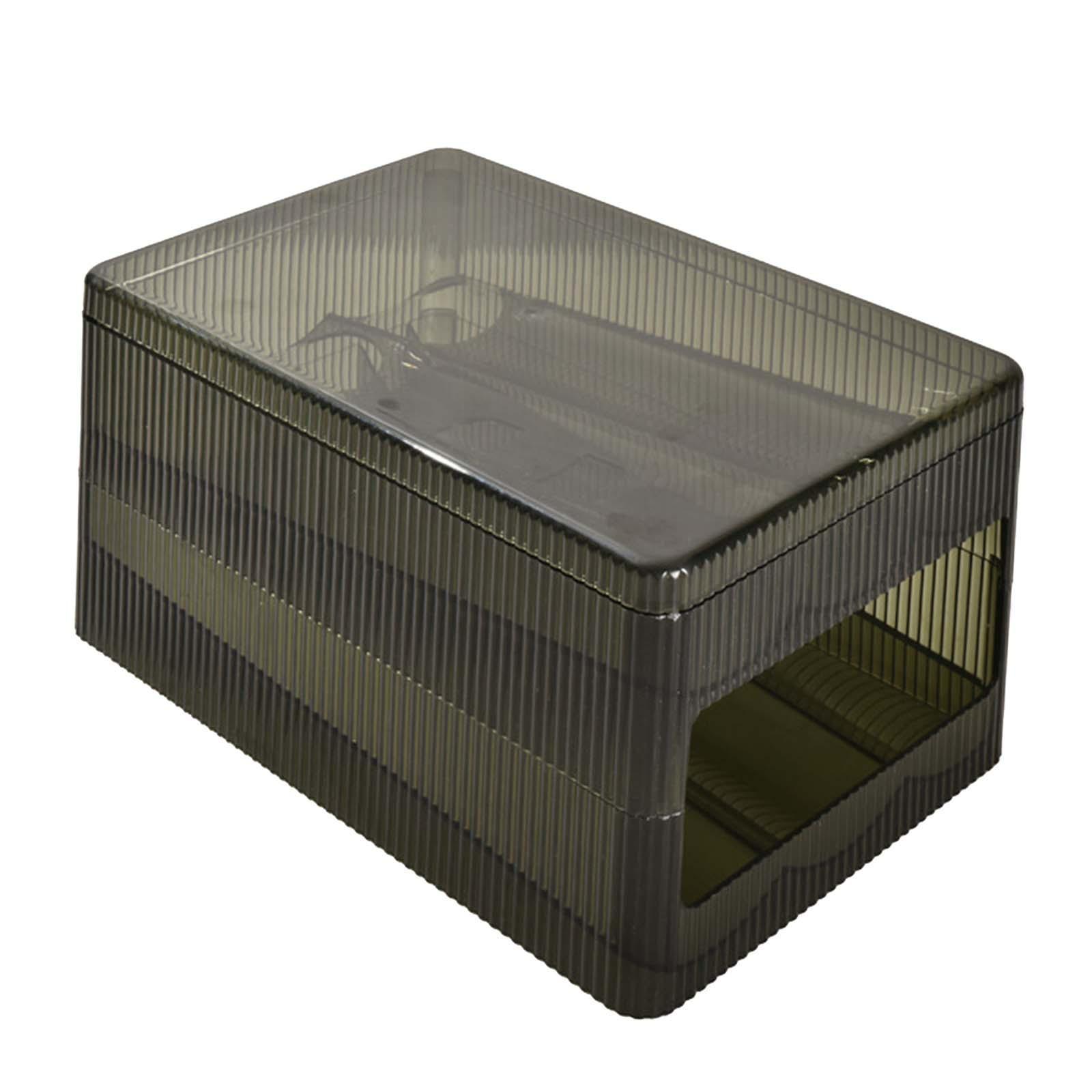Automatic rolling eggs Holder Storage Box Reusable with Lid Egg Storage Drawer Egg Storage Organizer Bin for Refrigerator