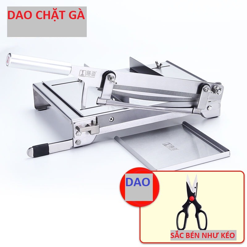 Dao chặt gà, chặt xương, thái thịt đông lạnh đa năng cao cấp Nhập Khẩu Chính Hãng Bản đặc biệt 4.2 Kg. Kích thước 25x35x8 Cm