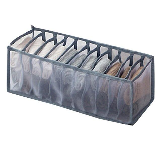 New Underwear Storage Compartment Box Foldable Bra Organizer Drawer Socks Storage Box Cabinet Drawer Divider Home Organizer