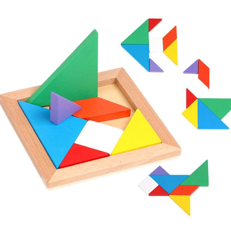 Đồ Chơi Xếp Hình TANGRAM -TINA- Trò Chơi Xếp Hình Được Nhiều Bé Thích - Đồ ChơiThông Minh Phát Triển Tư Duy Sáng Tạo