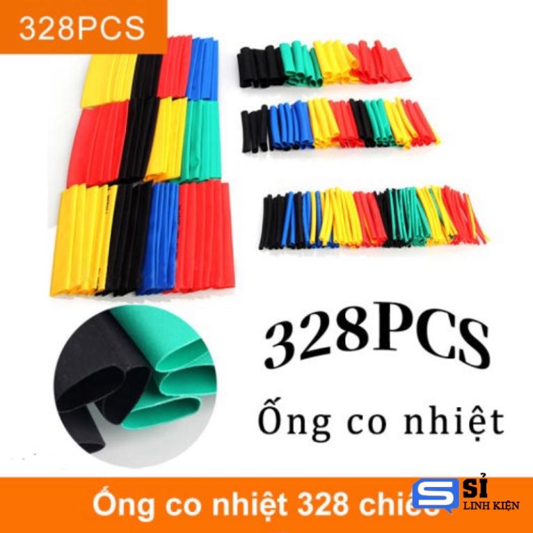 Bộ hộp ống gen co nhiệt, tui co nhiệt cách điện, nhiều màu, nhiều cỡ, các form size Túi 328pcs, túi 530pcs, Hộp 580p