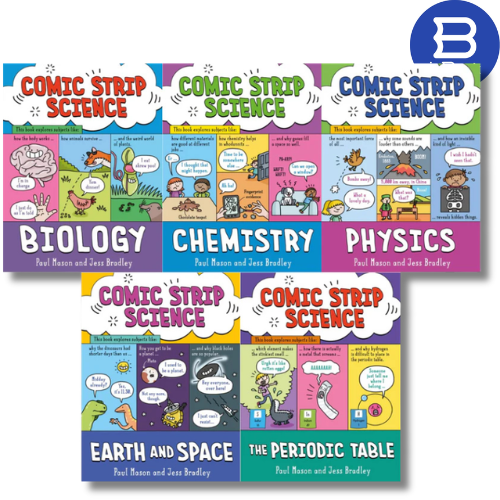 Boxset tiếng Anh - Comic Strip Science 5 Books set