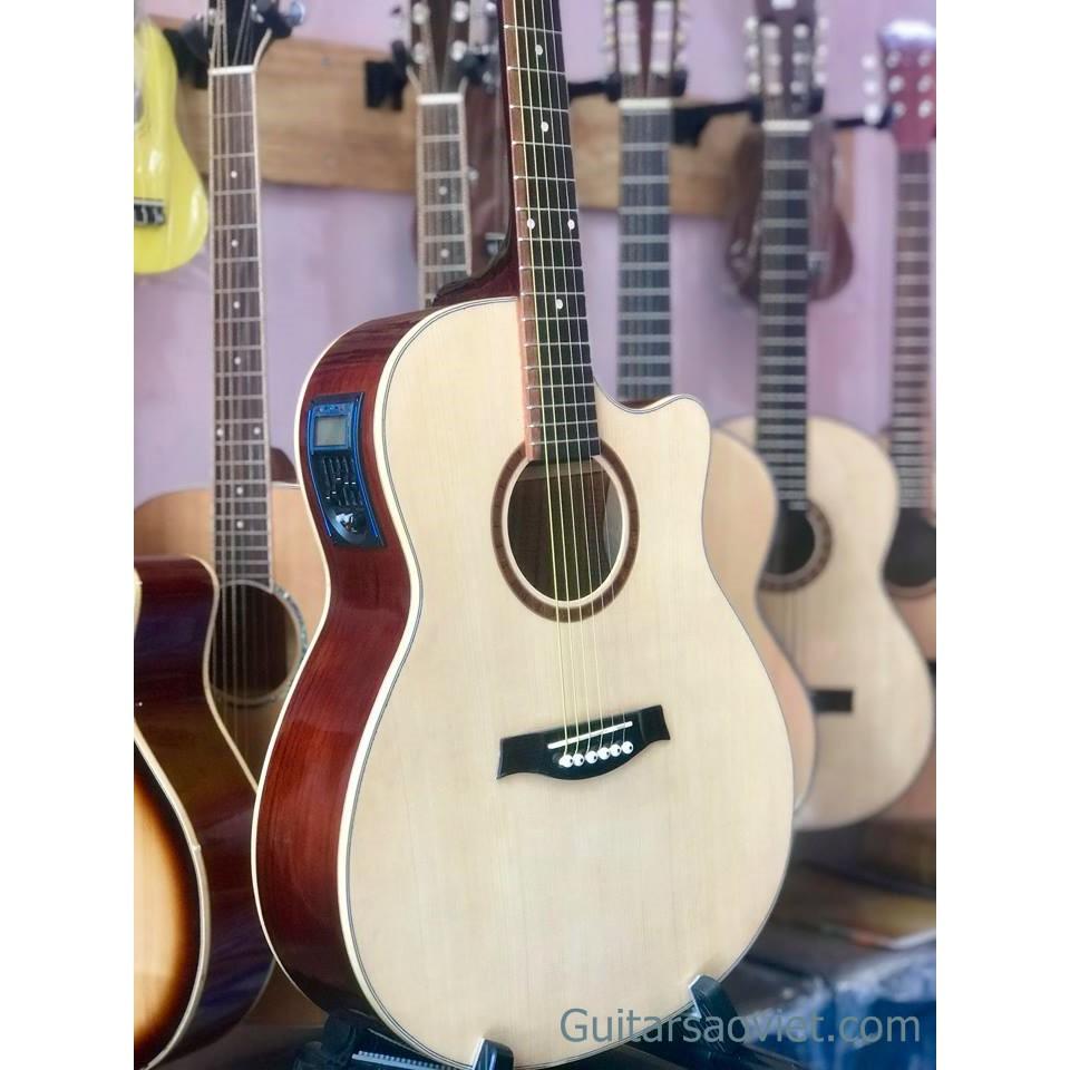 Đàn Guitar Acoustic HD-17SV có EQ full solid