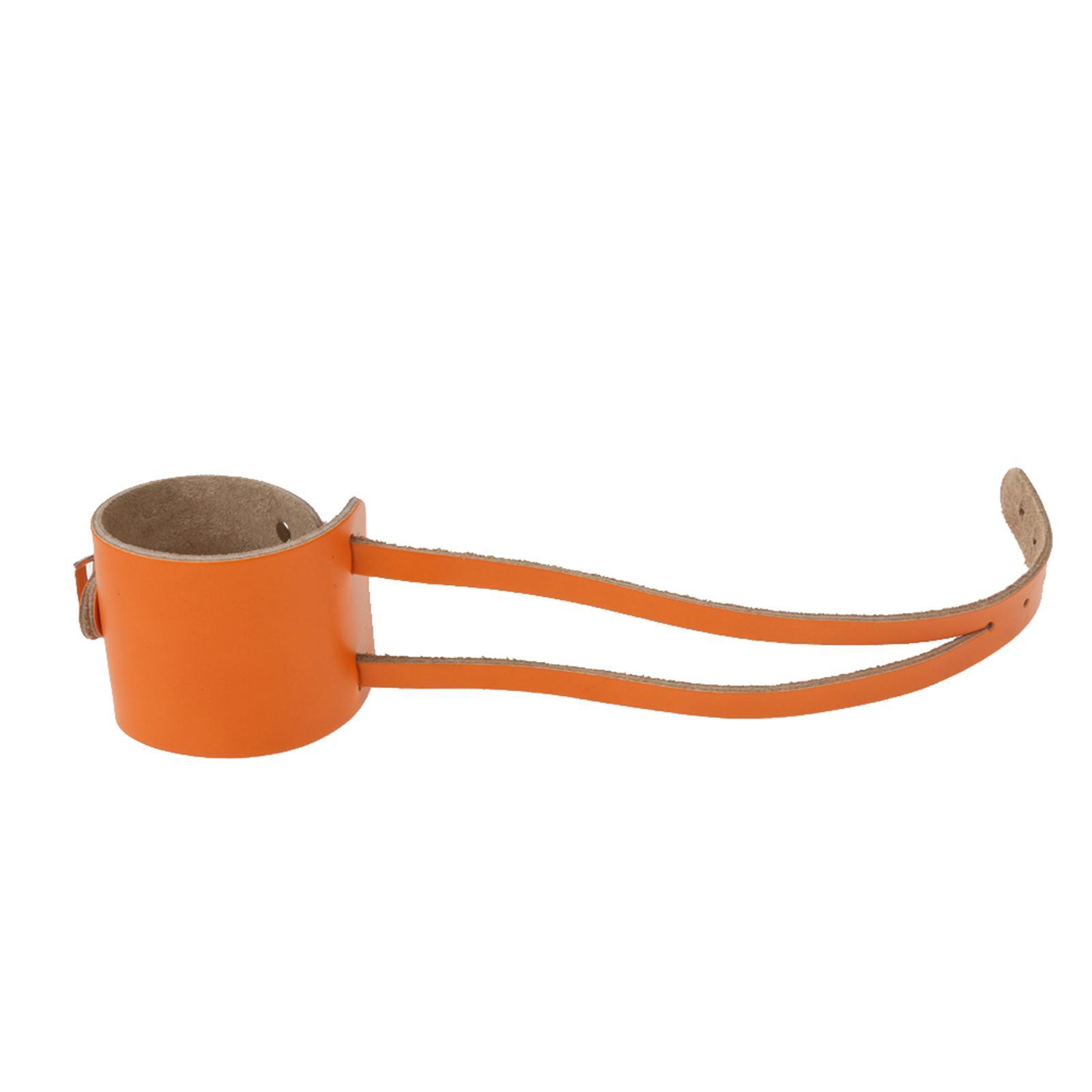 1 Pair Leather Weightlifting Wrist Support Adjustable Training Wrist Wraps