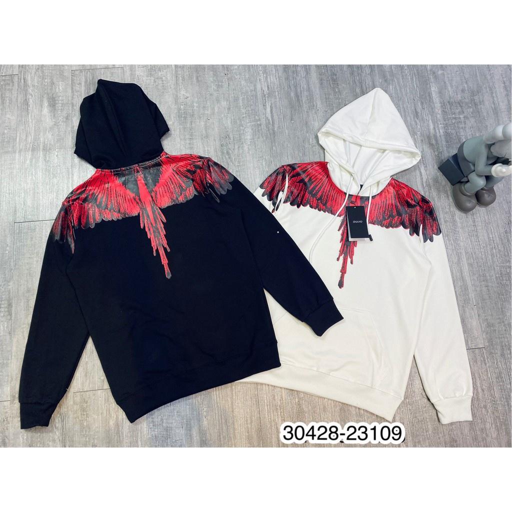 Áo nỉ mũ hoodie MCL bulong cao cấp 2 màu đen trắng