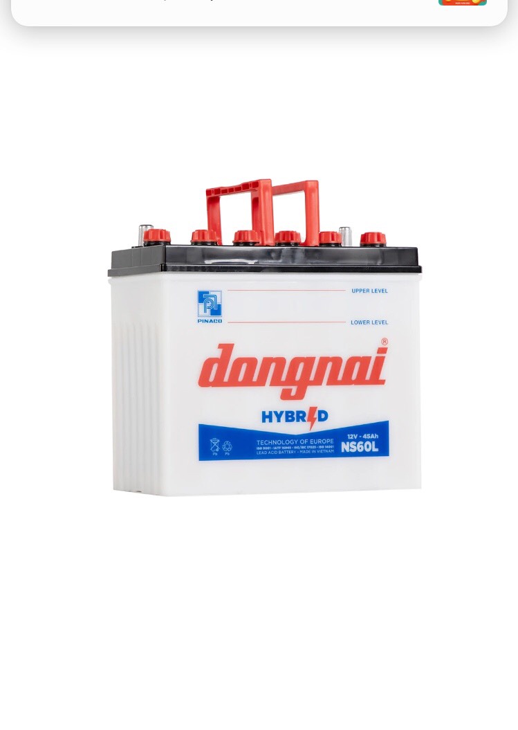 Ắc quy Hybrid NS60L | 12V - 45Ah