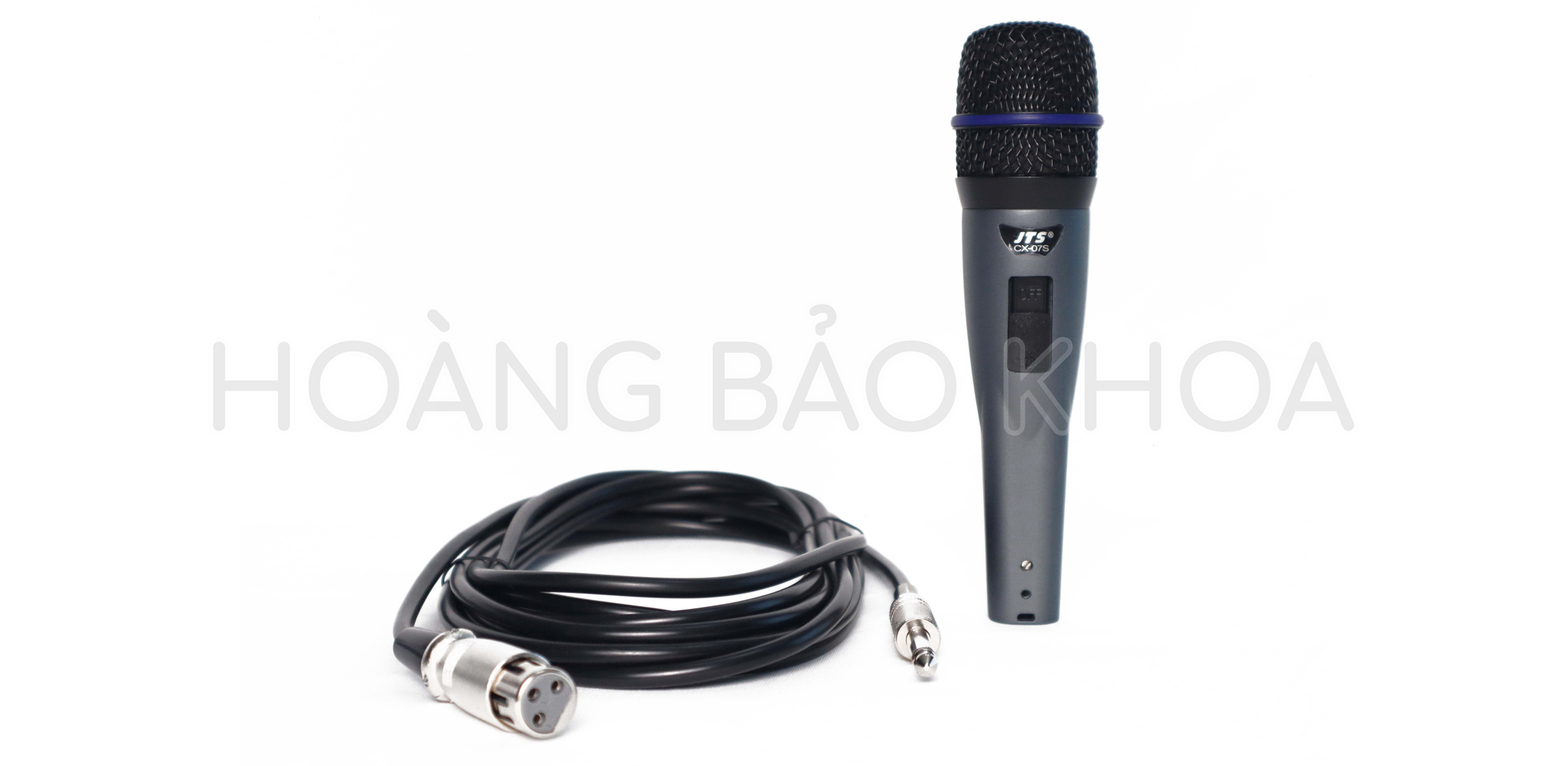 CX-07S Microphones Cầm Tay Dynamic Kèm 4.5m Dây JTS - HÀNG CHÍNH HÃNG