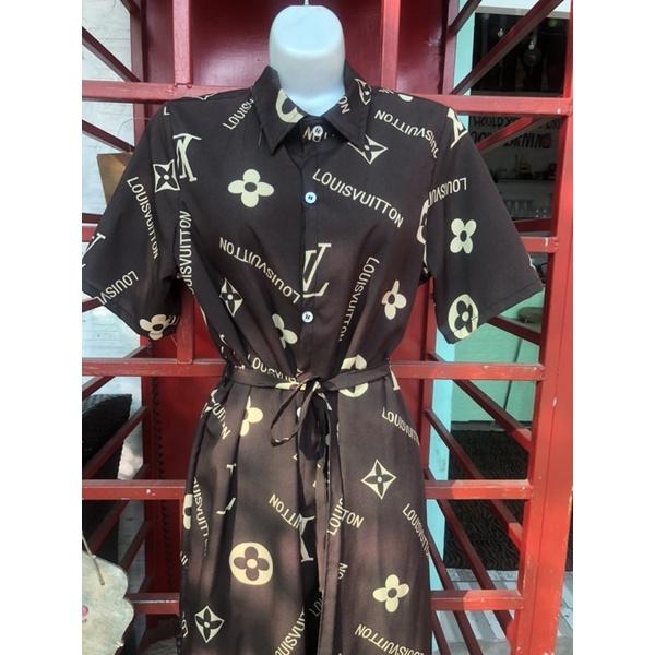 váy sơ mi vải lụa mềm