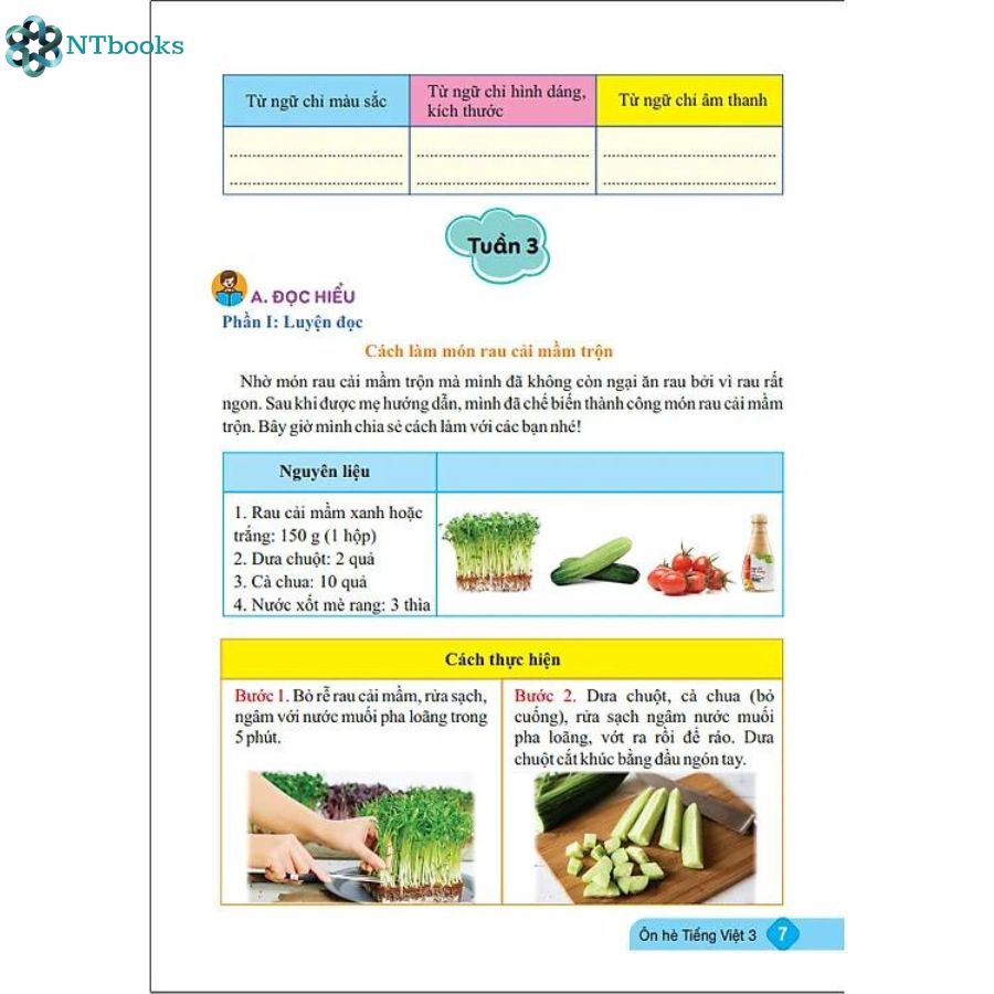 Combo 2 Cuốn Sách Ôn Hè Toán + Tiếng Việt 3 - Kết Nối