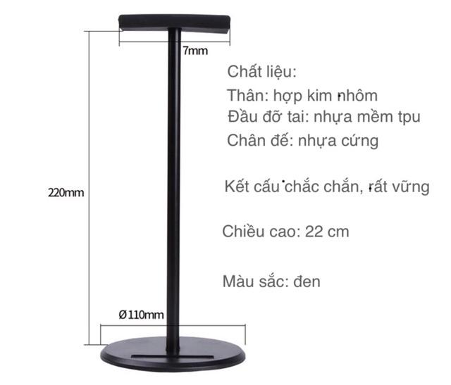️ Giá Treo Tai Nghe Headphone Stand ️ Thiết Kế Chắc Chắn Headphone Aluminium Stand