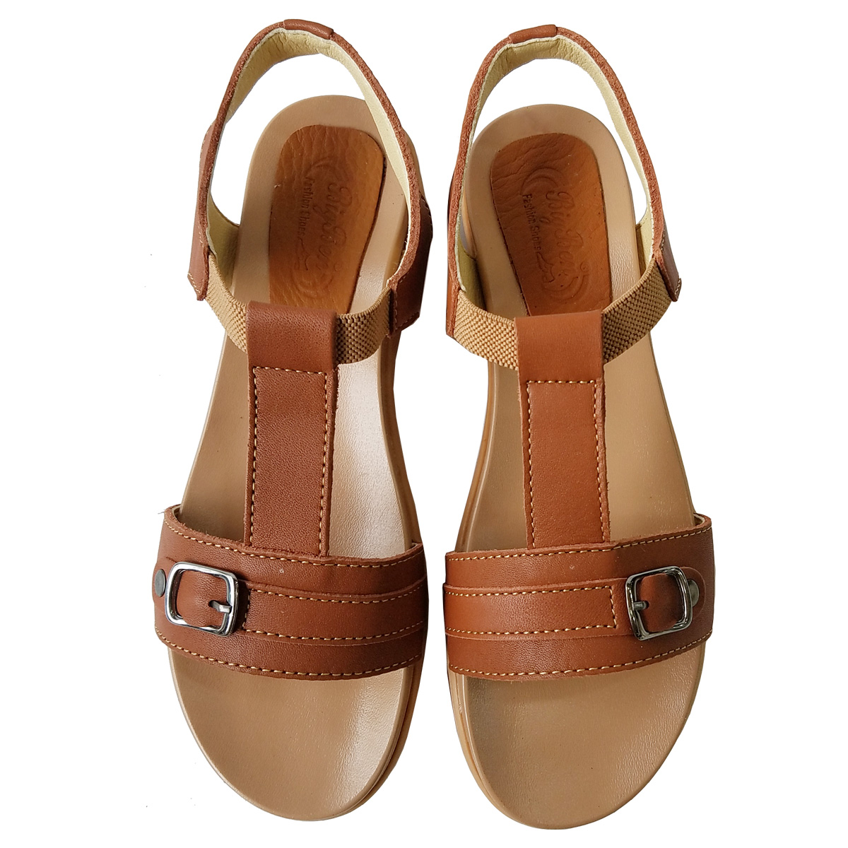 Giày Sandal Nữ BIGGBEN Da Bò Thật SDN43