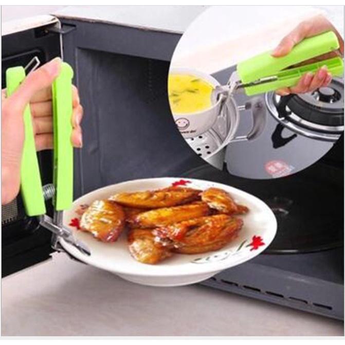 Dụng cụ kẹp gắp bát, đĩa, đồ nóng
