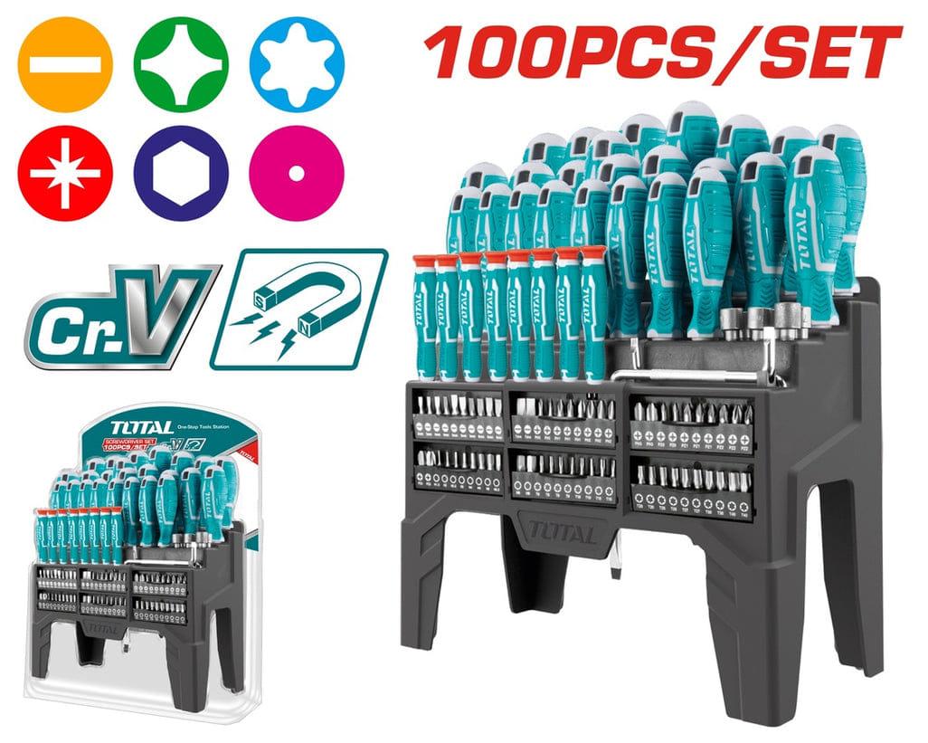 BỘ 100 TUA VÍT TOTAL THT2506100 - HÀNG CHÍNH HÃNG