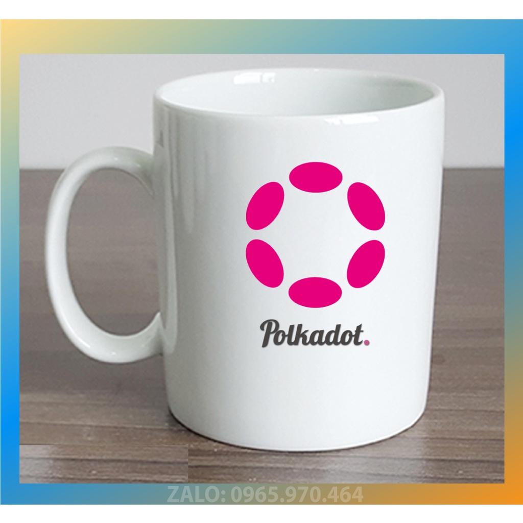 Ly Sứ Có Quai Họa Tiết Đồng Coin POLKADOT - In hình lên ly sứ, cốc theo yêu cầu của bạn - IN HÌNH LÊN LY LỚP, CÔNG TY