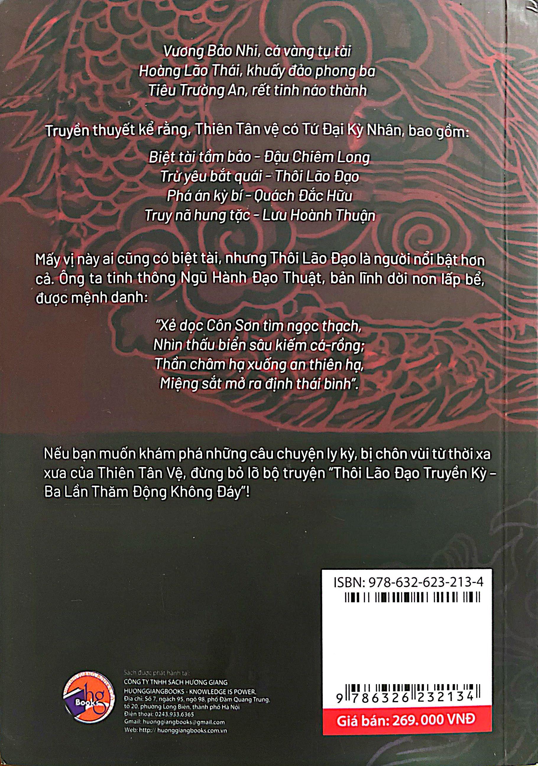 Sách - Thôi Lão Đạo Truyền Kỳ - Ba Lần Thăm Động Không Đáy